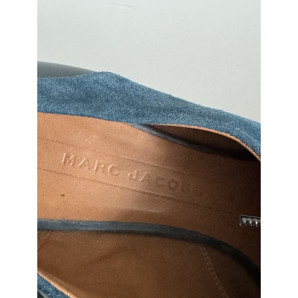 Marc‎ Jacobs Suede & Leather Tassel Lace-up Oxford Flats 37.5 us7 - Picture 9 of 10